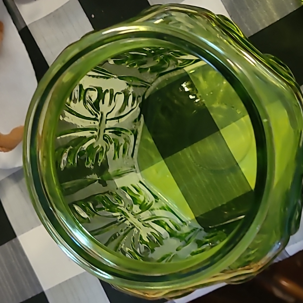 L.E.Smith Green imperial Apothecary jar - Picture 5 of 6
